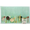HOME ZEN HOUSEHOLD LINEN Tappeto Art Taba Fiore, Antiscivolo in Gomma, Poliestere con Stampe Digitali, Zerbino e Passatoia da Cucina, moderno in varie misure (MESTOLI, 57 X 135 CM)