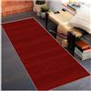Siunwdiy Siiunwdiy Tappeto Passatoia Cucina Bordeaux 80x320cm Antiscivolo Lavabile,Runner Corridoio Lungo con Motivo Geometrico Contemporaneo-Tappeto Moderno per Entrata Casa/Bagno/Soggiorno/Camera da Letto