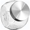 5 five simply smart 5five - barattolo per caramelle in vetro con coperchio in acciaio inox 2,1l