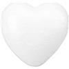 Amosfun - Sfere in schiuma di polistirolo, a forma di cuore, 30 cm, colore bianco, a forma di cuore, in polistirolo espanso, per modellare, composizioni floreali, decorazioni per matrimoni