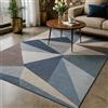 ARUGYTEI Tappeto,80 x 120 cm, Blu navy moderno azzurro grigio marrone verde acqua bianco, Tappeti per Camera da Letto Soggiorno Decorazioni per la Casa