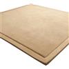 LEHOUR Tappeto di Velluto Corallo Ispessimento per bambino Coperta strisciante Tappeto Morbido Tatami Tappetino Antiscivolo (Marrone Chiaro, 120 * 180CM)