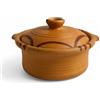 ARTIGIANATO VULCANO Tajine Marocchino Berbero in Terracotta, 27x24,5x16 cm, Pentola Tradizionale Fatta a Mano, 2300g