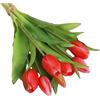 SPORTARC Tulipani artificiali, realistici al tatto, in lattice, tulipani finti, bouquet da sposa, decorazione per casa, giardino