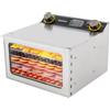 DeeDuud Essiccatore in acciaio inox 400 W, disidratatore con regolatore di temperatura 30 - 90 ℃ e 0 - 12 ore, disidratatore per verdure, frutta, carne, fiori (6 piani)