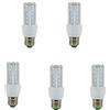 TECNOLUX EURO-Lampadina a Led 3U Tube E27 3000K Giallo Chiaro 5W (Pack5)