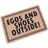 Plancholo Egos and Shoes - Zerbino esterno per interni ed esterni, per ingresso e ingresso