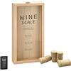 Paluplus Raccogli Tappi di Sughero, misura 15x4x30 cm, Contenitore porta tappi in Legno MDF e Vetro, Idea regalo per tappi di birra e vino -4485F (Legno Naturale)