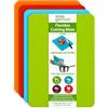 Simply Genius Set di taglieri flessibili - Tagliere in plastica codificata a colori - Superficie di taglio lavabile in lavastoviglie - Salvaspazio, confezione da 4, multicolore, 29,2 x 38,1 cm