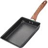 Brrnoo Padella per Tamagoyaki Antiaderente, Padella Professionale per Giapponese e Italiana 24 cm