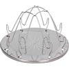 Nikou Tostapane pieghevole per fornello da campeggio, in acciaio inox, per barbecue, feste, picnic all'aperto, leggero e portatile, facile da usare