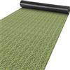 ANRO Tappeto passatoia Itaca, per cucina e corridoio, antiscivolo, lavabile, fino a 5 m di lunghezza, 140 x 50 cm, colore: verde