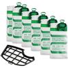 AMG Shop Online 6 Sacchetti folletto vk140/150 + 1 Griglia Motore - in Tessuto MICROFIBRA A 5 STRATI - Alta Resistenza con Chiusura Antipolvere Ricambio per Aspirapolvere Domestico
