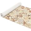 ANRO Tappetino da bagno in schiuma morbida, antiscivolo, 300 x 65 cm, colore: beige