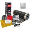 Termofol Kit complet de chauffage au sol infrarouge avec film chauffant 220W/m²