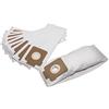 vhbw 10x sacchetto compatibile con AEG Electrolux ZS 200 Energica, ZS 201 Energica, ZS 202 Energica aspirapolvere - 17 28cm x 21cm Bianco
