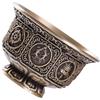 Fahoujs Coppers tibetano otto simboli fortunatamente offerti ciotola acqua santa tazza per buddista rituale Buddha decorazione per la casa