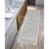 By Suardi Tappeto Suardi Passatoia Cucina Bagno Modello DUBLINO col GRIGIO Made in Italy (55x190cm)