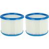 vhbw set da 2x filtro a pieghe piatte compatibile con Mirka 1025 L PC, 915 L PC aspirapolvere - Cartuccia filtrante