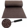 Generico TAPPETO PROFESSIONALE PVC ricciolo (specifico esterni ed incavi) altezza rotolo cm 120 spessore 15mm 5,9Kg/Mquadro CE N1907/2006 sostanze non potenzialmente pericolose (MARRONE, 120X90 Cm)
