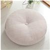 Smings Tondo Cuscino Seduta, Cuscino Tatami In Cotone Lino, Cuscini per Sedie Morbidi e Spessi per Sedia Cuscino per Divano Divano Ufficio, Cuscino Sfoderabile e Lavabile,Bianca,50cm(20inch)