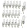 UGEFKMQ Lampadine Alogene G4 20W 12V 10W 35W 50W T3 Jc Tipo Luce Alogene G4 A Capsula Bianco Caldo Dimmerabile Per Lampadari Di Cristallo, Illuminazione A Binario,20 W,20Pc