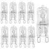 UGEFKMQ 10Pc Lampadine Alogene G9 230V 60W G9 Lampadina Alogen Tipo Jcd Per Lampadari, Lampada Spot, Luci Per Armadietti 40 W