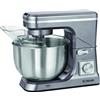 Bomann KM 1393 CB potente Impastatrice, 1000 W, 8 livelli di velocità, 5 l ciotola in acciaio inox, erogatore orientabile braccio multifunzione titan