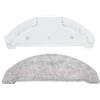 KMIXWIDQ Supporto For Mocio + Panno For Mocio, Compatibile Con HONITURE, Kit Di Sostituzione For Telaio For Mocio For Aspirapolvere Robot Q6 Pro(White package)