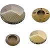 Gecasa kit spartifiamma ottone lucido ausiliario adattabile Ignis, Whirlpool, Franke (Kit 1 Grande 2 Medi 1 Piccolo, Spartifiamma)