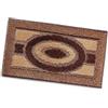 emmevi Zerbino Asciugapassi Ingresso Tappeto Antiscivolo Morbido Mod.GOLD DIS_2 50X80 RETTANGOLARE MARRONE