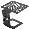 Hasaller Supporto per bilancia da caffè in acciaio inox, regolabile, leggero, per macchina da caffè espresso, supporto per bilancia a goccia (nero)