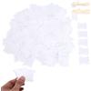 Jwthee Bobine di filo interdentale in plastica da 400 pezzi, bobine di filo da ricamo per punto croce, carte con 2 avvolgitori per bobina per punto croce