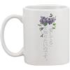 Hopestly Floral Violet Evergarden Tazza In Ceramica Da Donna Uomo Caffè Tè Bianca Coffee Tea Mug Cup