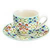 Brandani 53706 Tazzina Caffe Medicea Set 6 Pz New Bone China d 11,5x5h cm