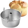 TSJESMIC - Stampo Chiffon Cake, Tortiera Alta 11 cm, ANTIADERENTE, Stampo Chiffon Cake 24 cm Largo e Apribile, Per Ciambellone E Dolci Americani, Teglie Torta Da Forno In Alluminio 99,5 Per Alimenti