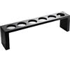 Alimentari 2 pz espositore per patatine in legno 33x6x8h, supporti per 6 coni per fritti, porta coni per patatine fritte