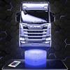 Lampephoto.fr - Lampada 3D Camion Routier Truck, Luce Notturna Tattile Camion Routier Truck, Illusione 3D Led, Idea Regalo di Natale per Ragazzi e Ragazze Lampada da Comodino per Bambini o Adulti TOP
