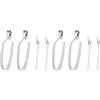 HEMOTON 8 Pezzi Stoviglie Per Lumache Al Forno Mini Pinze Supporto Per Serbatoio Di Pesce Set Di Fermagli Per Mini Grill Pinza Per Lumache Escargot Forchetta Per Lumache Pratica