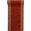 Mazovia Tappeto Passatoia Corridoio 67x300cm Arancione Classico Morbido | Tappeto Passatoia per Cucina Lavanderia Camera da Letto Retrò Anni 90 Antiscivolo Base in Gomma Pelo Corto Venduto al Metro