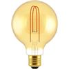 DL DAYLIGHTITALIA Lampadina LED Curved Vintage Curved Gold G95 Twin loop Spiral E27 4W 1800K 250lm Dimmer