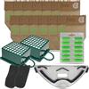 PIESSEONLINE Kit Risparmio 12 Sacchetti Folletto VK130 in Carta, 12 Profumatori, 2 Filtri HEPA, 2 Filtri Anti-Odore, 1 Sottospazzola in Setole | Ricambi Compatibili per Folletto 130 | Soluzione Tutto-in-Uno