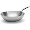 De Buyer Alchimy - Padella per wok in acciaio inox da 28 cm
