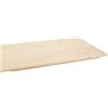 Mottiwood Asse Pasta, 100% Legno Abete Naturale, 70X40X1,8cm, Con Gradino, Made in Italy