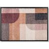 Schöner Wohnen Kollektion Zerbino per interni, 50 x 70 cm, con grafica Terra-rosé, antiscivolo, robusto, per porta di casa, lavabile a 30 °C