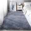 GOUSUN Tappeto Artigianale 140 x 190 cm Facile da Pulire e Manutentare Tappeto Soggiorno Morbido Personalizzabile su Richiesta per Soggiorno e Sala da Pranzo, Grigio