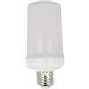 LEDLUX Lampada Led E27 Effetto Fiamma Finta Fuoco Tremolante Decorativa Vintage 3 Mode 6W 1700K Luce Fisso Breathing Light