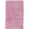 HOME ZEN HOUSEHOLD LINEN tappeto da bagno art. tenero morbido e folto assorbente con antiscivolo sotto vasca doccia lavabo lavandino bidet e wc water toilette 100% cotone (60X110 CM, ROSA)