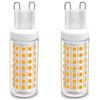 IOEDHW Confezione da 2/10 Lampadine LED G9 5W 2700K Bianco caldo morbido, Sostituisce G9 50 Watt Blub AC 120-230V G9 Base Bipin Lampadine LED per illuminazione domestica Soggiorno Camera da letto
