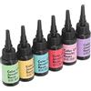 Huairdum Resina per Gioielli UV, Resina UV, Colori Vivaci, Ampia Applicazione, facilità d'uso per l'artigianato (Set A (Chartreuse, Azzurro, Viola pallido, Rosso)